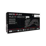 Microflex Corp. Microflex Black Dragon Zero BD-1002-NPF General Purpose Disposable Exam Gloves, Medi
