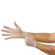 Microflex Corp. Microflex Derma Free DF-850-S General Purpose Disposable Exam Gloves, Small, Vinyl,