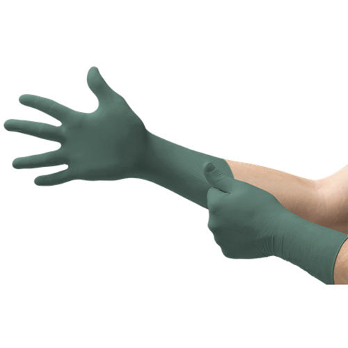 Dura Flock DFK608-L Large Green Nitrile Disposable Glove