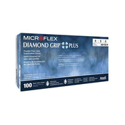 Microflex Corp. Microflex Diamond Grip Plus DGP350-L General Purpose Disposable Exam Gloves, Large,