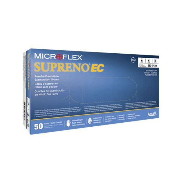 Microflex Corp. Microflex Supreno EC SEC375-XXL Disposable Exam Gloves, 2X-Large, Nitrile, Textured — view 2