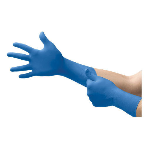 SafeGrip SG375-M General Purpose Disposable Exam Gloves Medium Blue Natural Rubber Latex