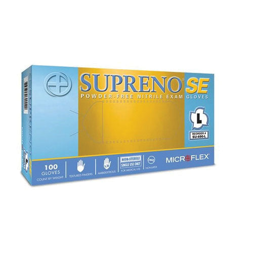 Microflex Corp. Microflex Supreno SE SU690-M General Purpose Disposable Exam Gloves, Medium, Nitrile