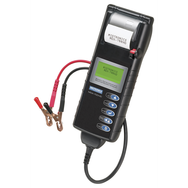 Heavy-Duty Battery & Electrical System Analyzer with Intergrated Printer