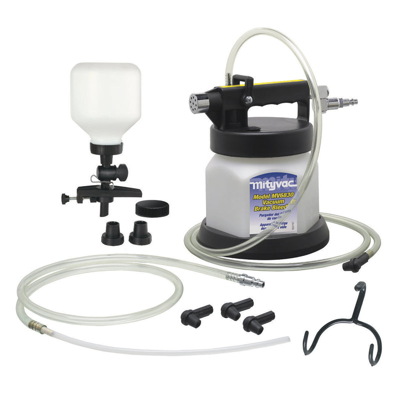 Shop Air Brake Bleeder MV6830 1.9 qt Reservoir, Thumb Throttle, Quick-Disconnect