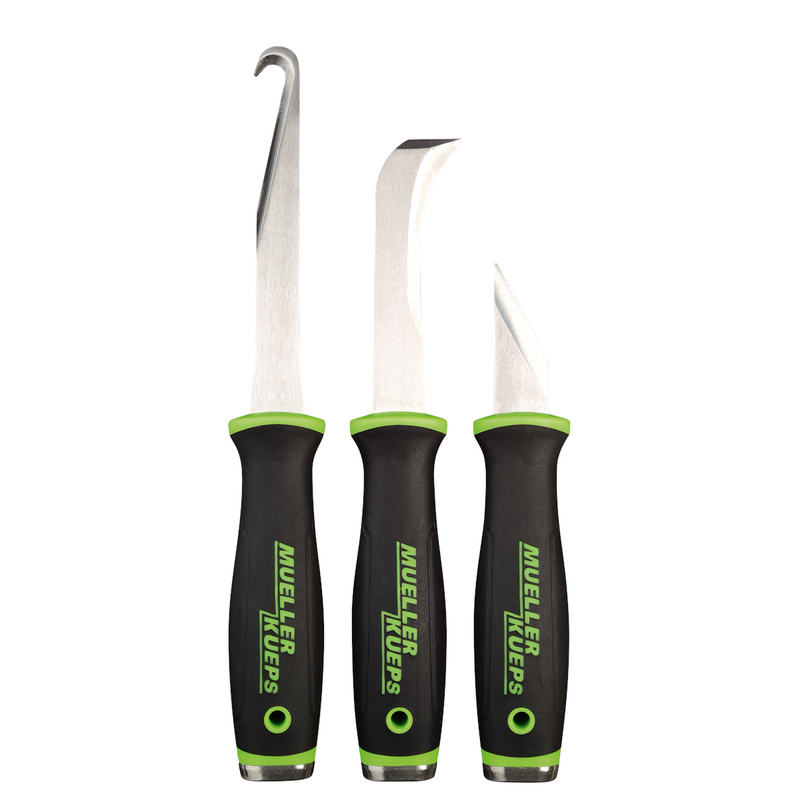 Mueller Kueps Pro-Xnife Kit 3-Piece 268500 Professional high-quality pulling knife for hoses