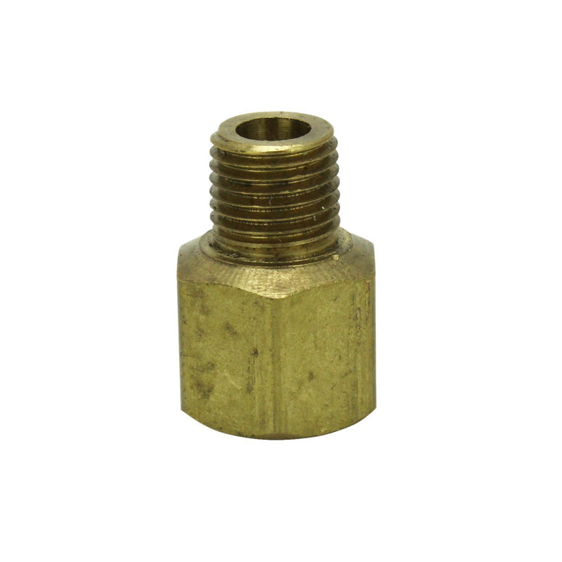 653-2 Brass Adapter Bushing Female 3/8" x Male 1/4", pipe size reduction for hoses