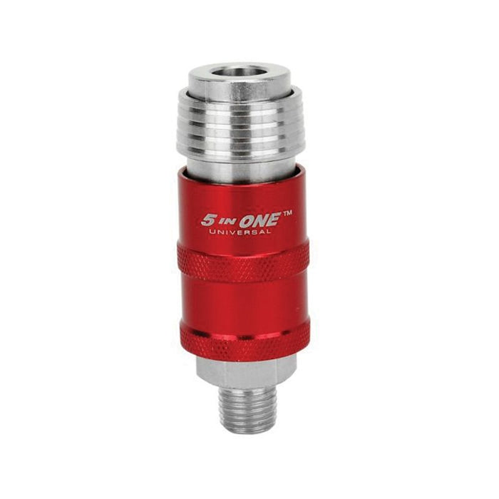 Milton Industries, Inc. Milton 5 In One 1751 Universal Quick-Connect Safety Exhaust Coupler, 1/4 in, — view 4