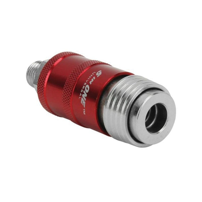 Milton Industries, Inc. Milton 5 In One 1751 Universal Quick-Connect Safety Exhaust Coupler, 1/4 in,