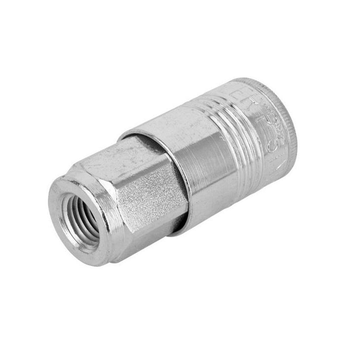 Milton Industries, Inc. Milton 1803 P-Style Coupler, 1/4 in, FNPT, 300 psi, Steel — view 4
