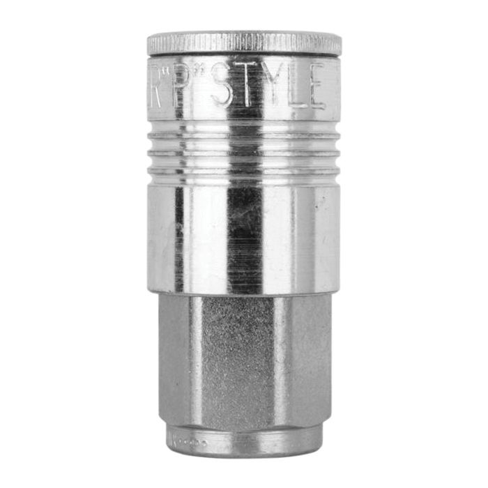 Milton Industries, Inc. Milton 1805 P-Style Coupler, P-Style, 3/8 in, FNPT, Steel