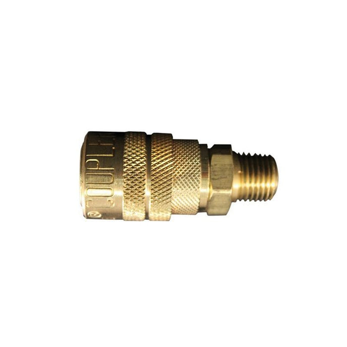 Milton Industries, Inc. Milton Kwik-Change 716 Coupler, 1/4 in, MNPT, Steel