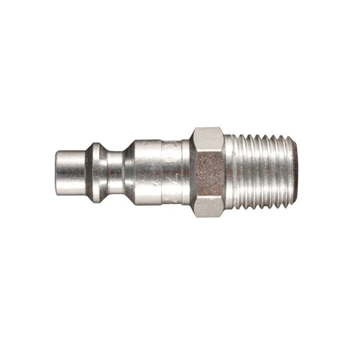 Milton Industries, Inc. Milton 727 M-Style Plug, 1/4 in, MNPT, Steel