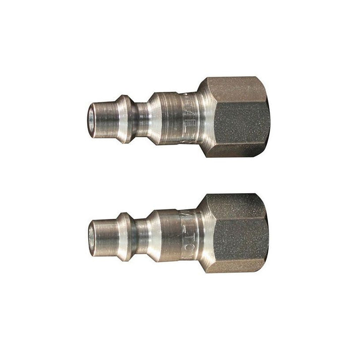 Milton Industries, Inc. Milton 728 M-Style Plug, 1/4 in, FNPT, Steel — view 4