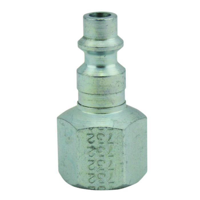 Milton Industries, Inc. Milton 732 M-Style Plug, M-Style, 3/8 in, FNPT, Steel