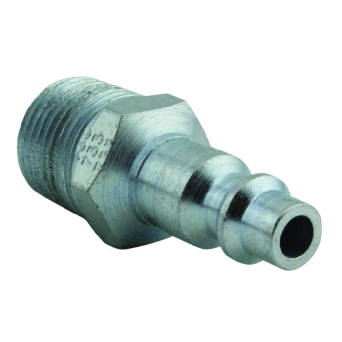 Milton Industries, Inc. Milton 733 M-Style Plug, M-Style, 3/8 in, MNPT, Steel — view 3