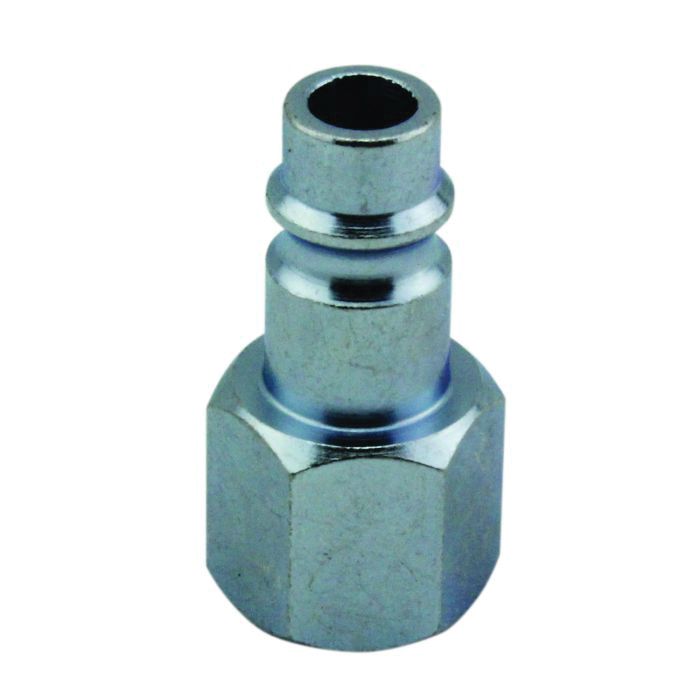 Milton Industries, Inc. Milton 760-1 V-Style European Interchange Plug, 1/4 in, MNPT, Steel