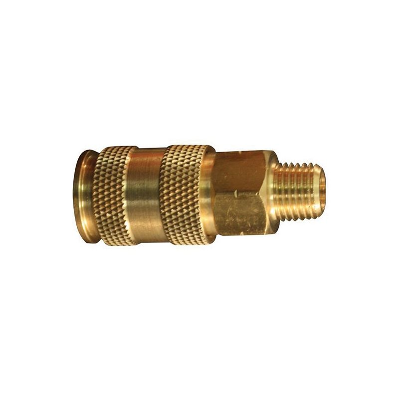 765 V-Style European Interchange Coupler 1/4 MNPT, HighFlowPRO, Part 765