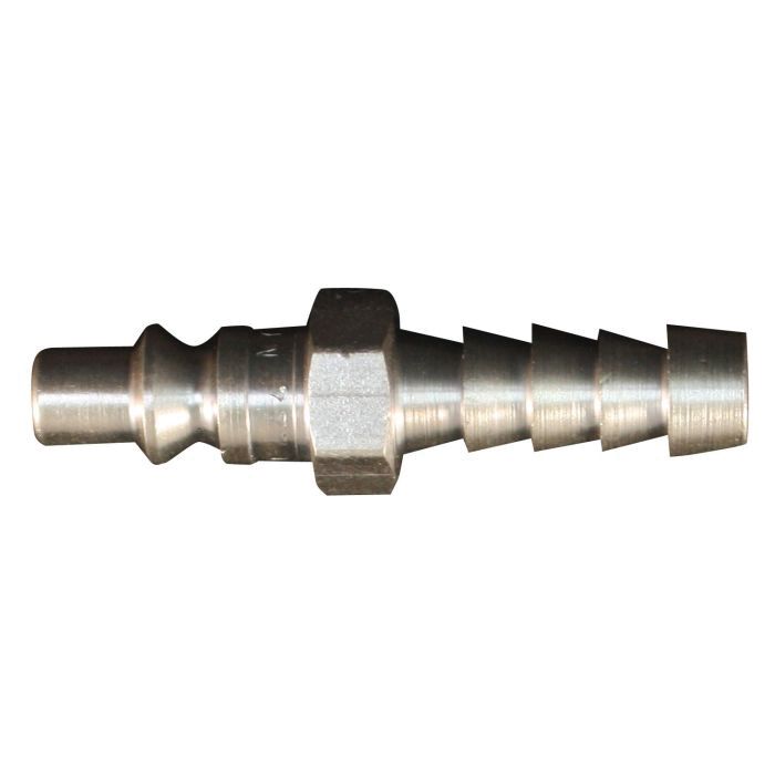 Milton Industries, Inc. Milton 777-6 A-Style Hose Barb Quick Coupler Plug, 3/8 in, Steel — view 2