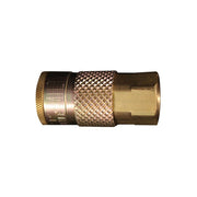 Milton Industries, Inc. Milton 785 T-Style Coupler, 1/4 in, FNPT, Steel — view 3