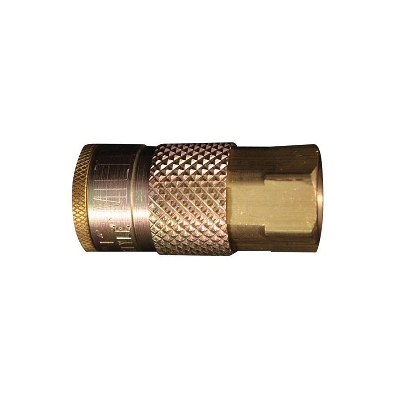 Milton Industries, Inc. Milton 785 T-Style Coupler, 1/4 in, FNPT, Steel — view 3