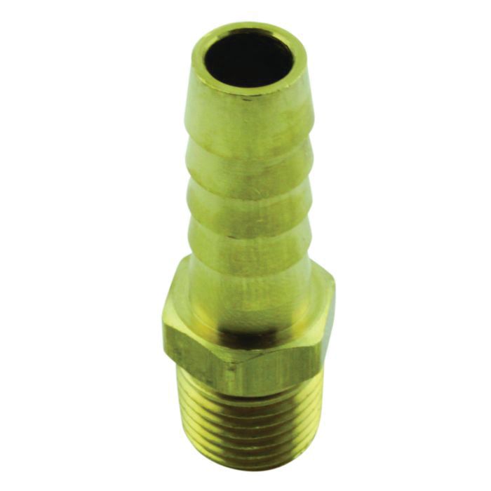 Milton Industries, Inc. Milton S-602 Hose End Fitting, 1/4 in MNPT x 3/8 in Hose — Natural — view 3