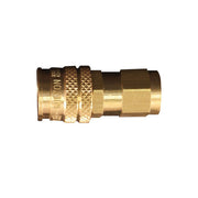 Milton Industries, Inc. Milton S-745 AMT-Style 3-Way Coupler, 1/4 in, FNPT, Brass