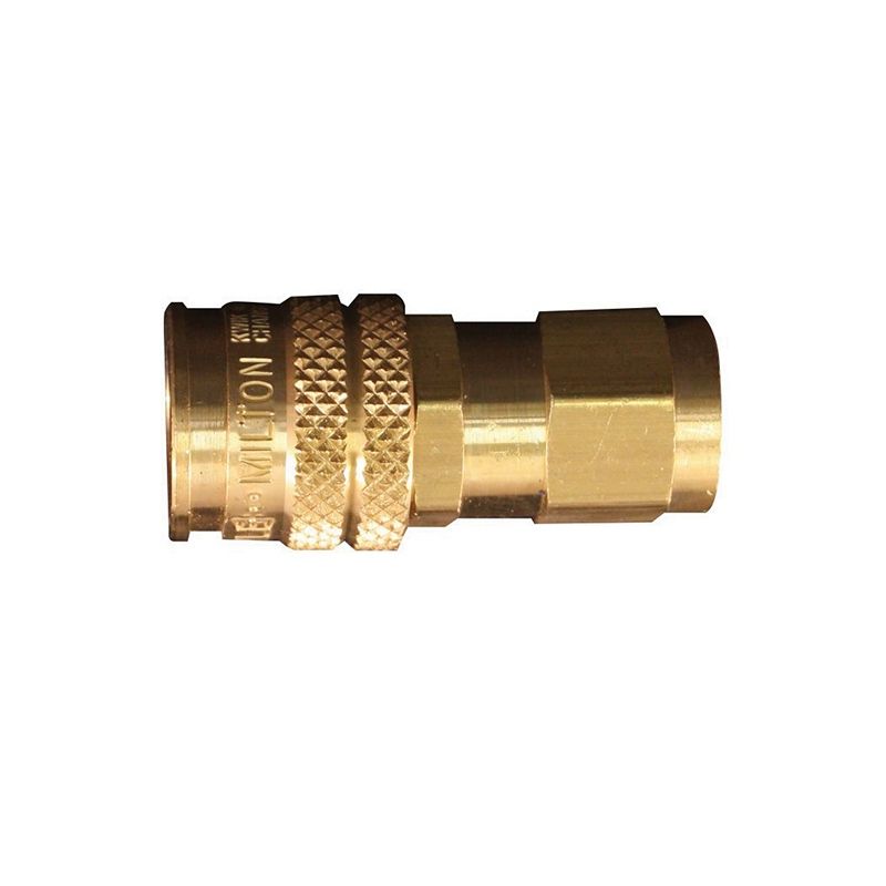 S-745 AMT-Style 3-Way Coupler 1/4 in FNPT Brass, 42 cfm