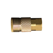 Milton Industries, Inc. Milton S-785 T-Style Quick-Connect Coupler, 1/4 in, FNPT, Brass — view 3