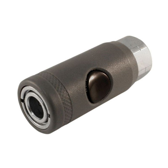 Milton Industries, Inc. Milton S-99773 A-Style Safety Coupler, 1/4 in, FNPT, 300 psi, Steel/Plastic