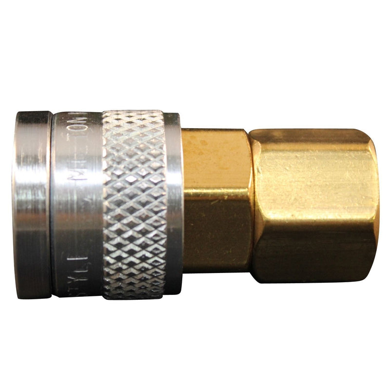 Industries 1/4" Push-Type M-Style Body Coupler S-755 with Steel Drag Guard