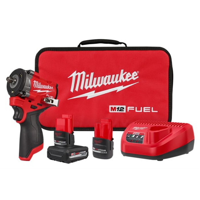 Milwaukee Tools FUEL Stubby 3/8" Impact Wrench Kit