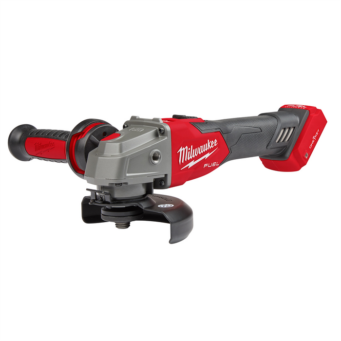 Milwaukee Tools FUEL 4-1/2" / 5" Braking Grinder w/ ONE-KEY Slide Switch, Lock-On