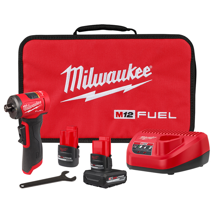 Milwaukee Tools FUEL 1/4" Right Angle Die Grinder Kit