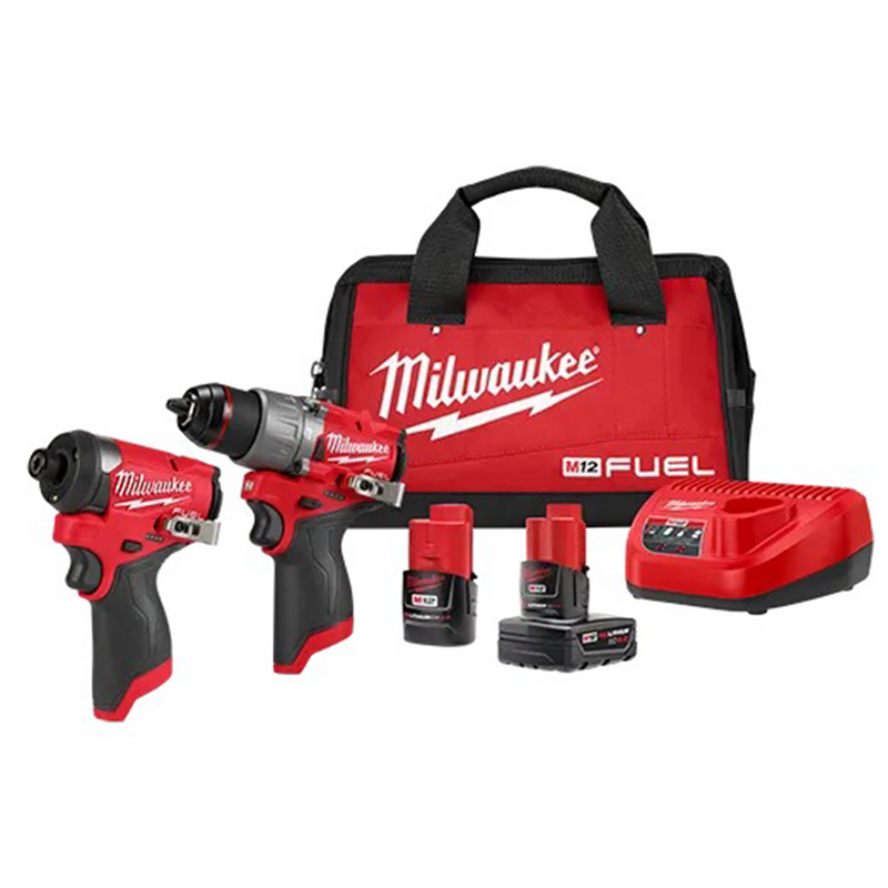 Tools M12 FUEL 2-Tool Combo Kit 3497-22 with 1/2" Drill Driver, 1/4" Hex Impact Driver
