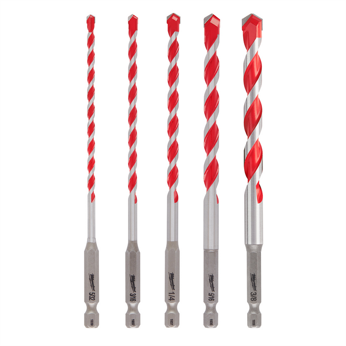 Milwaukee Tools Milwaukee Shockwave 48-20-9051 DrillBit Kit, 5/32 In Min DrillBit, 3/8 In Max