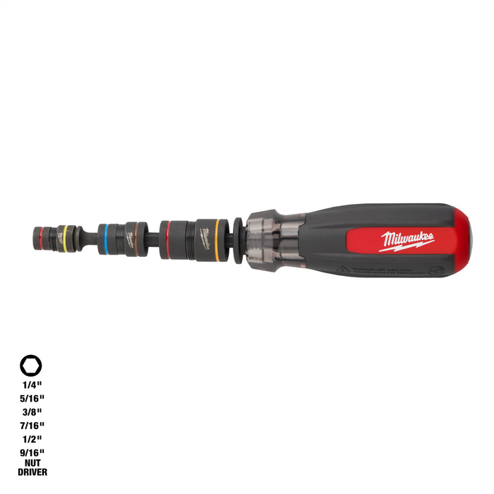 Milwaukee Tools Multi-Nut Driver W/ SHOCKWAVE Impact Duty (flip) Magnetic Nut Drivers