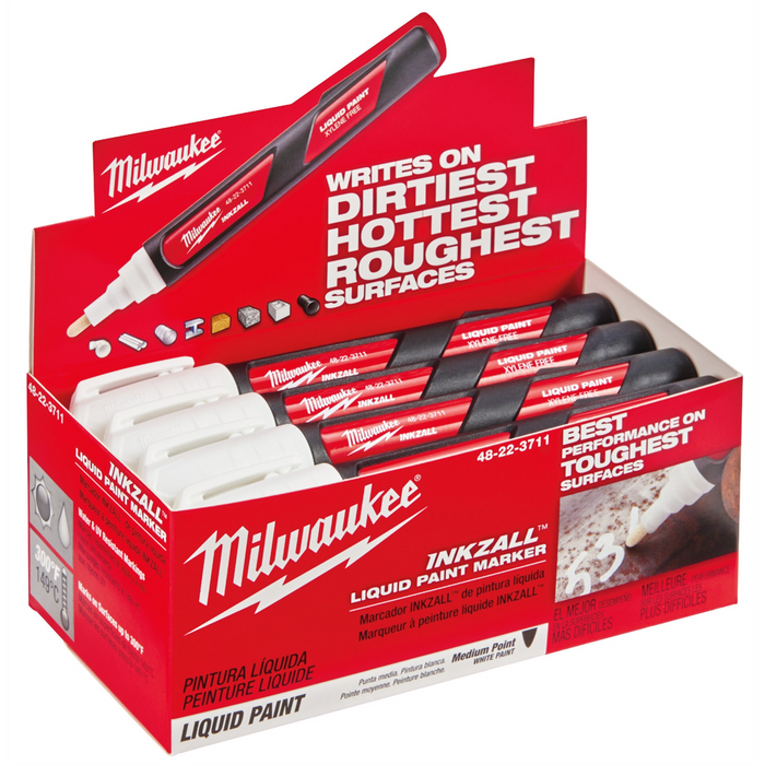 Milwaukee White Liquid Paint Marker
