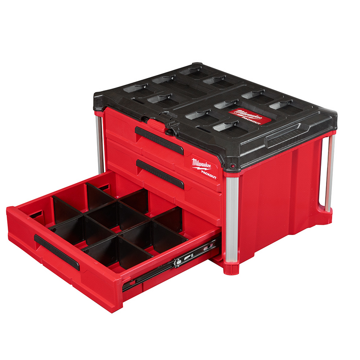 Milwaukee Tools Packout 3 Drawer Tool Box