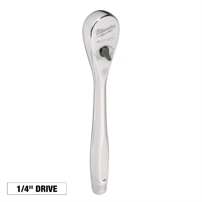 Milwaukee Tools 1/4" Drive 90-Tooth Slim Profile Ratchet