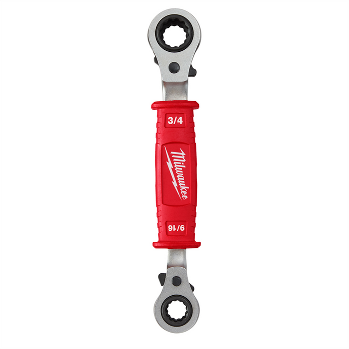 Milwaukee Tools Lineman?s 4in1 Insulated Ratcheting Box Wrench