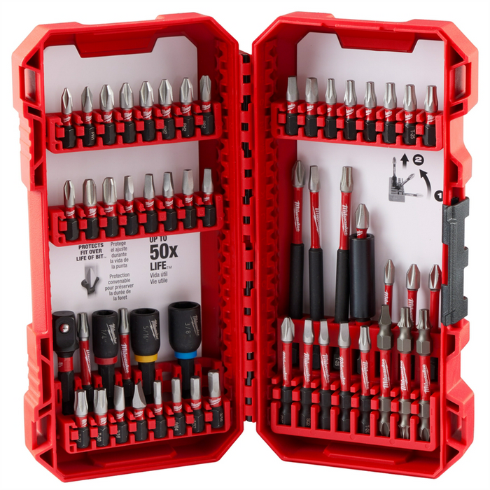 Milwaukee Tools Impact Duty Driver Bit Set - 54PC