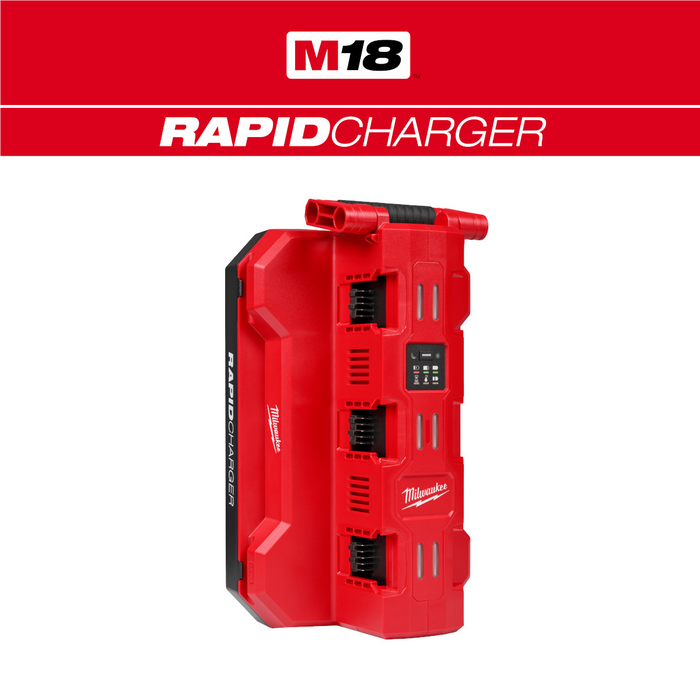 Milwaukee Tools Six Bay Daisy Chain Rapid Charger