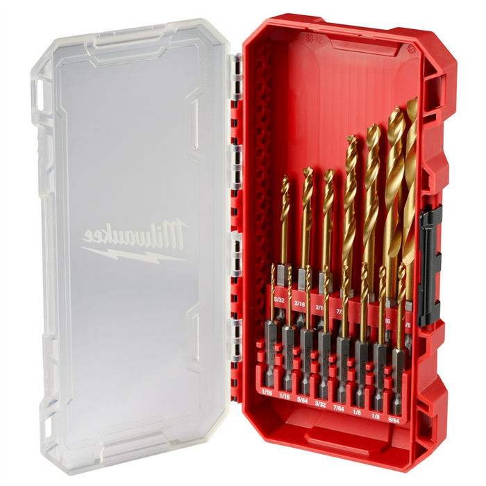 Milwaukee Tools 15Pc Titanium Drill Bit Set