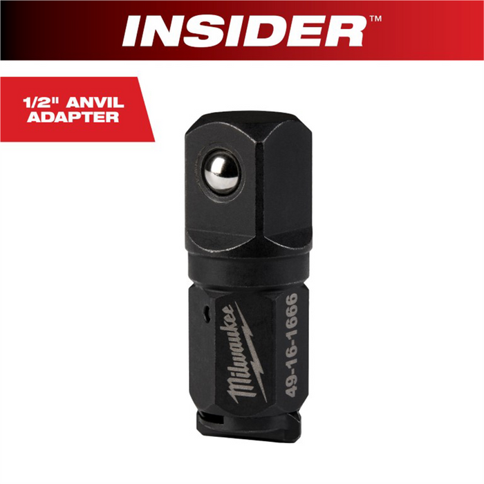Milwaukee Tools Box Ratchet 1/2" Anvil Adapter