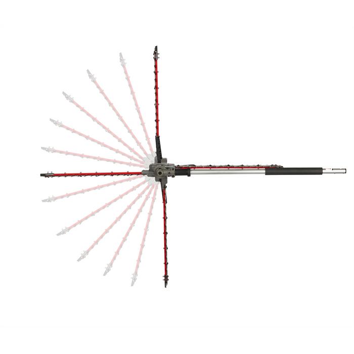 Milwaukee Tools Fuel Quik-Lok Articulating Hedge Trimmer Attachment