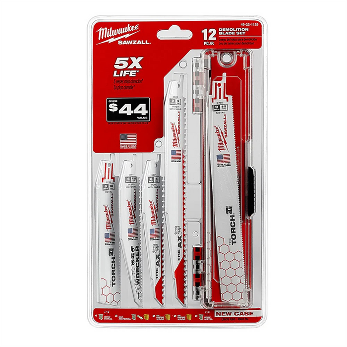 Milwaukee Tools Sawzall Bl Set - Demo 12Pc