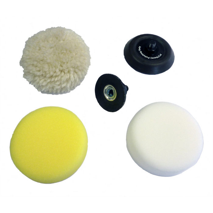 Milwaukee Tools 5-PC M12 SPOT POLISHER / SANDER ACCESSORY KIT