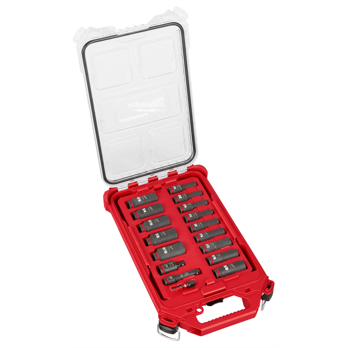 Milwaukee Tools Impact Duty Socket 3/8” Dr 17PC SAE PACKOUT Set