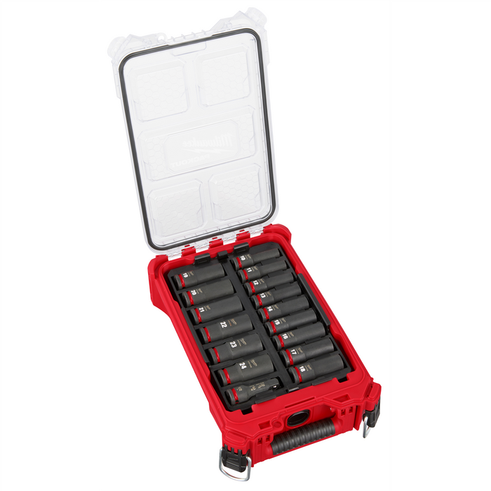 Milwaukee Tools Impact Duty Socket 1/2” Dr 16PC MM PACKOUT Set